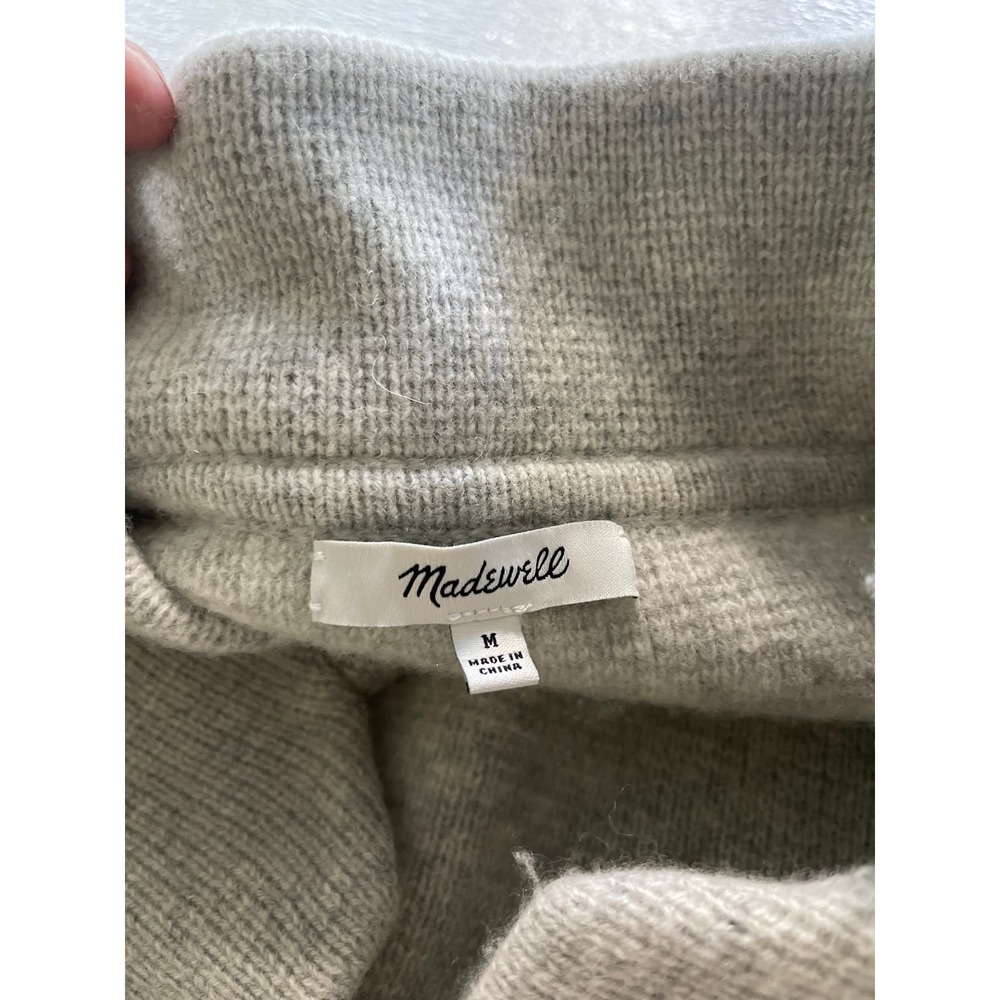 Madewell Spencer Sweater Coat Merino Wool Cardigan Sz M View 3
